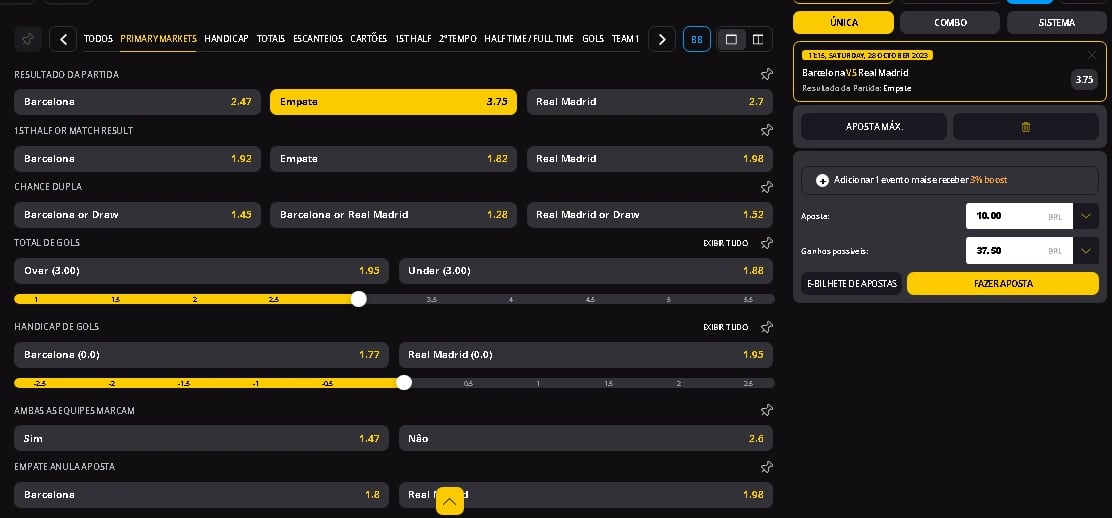 quanto ficou o jogo do brasil e peru